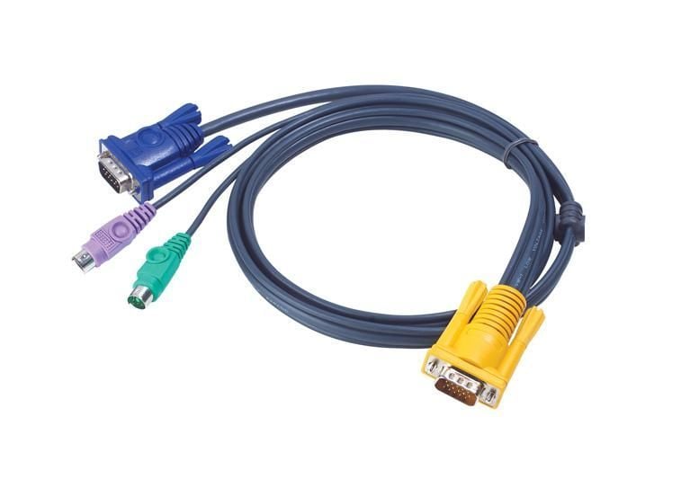 Cavo per KVM HDB15 a PS2, 2L-5206P - Aten ICOC 06-KVM-PS2