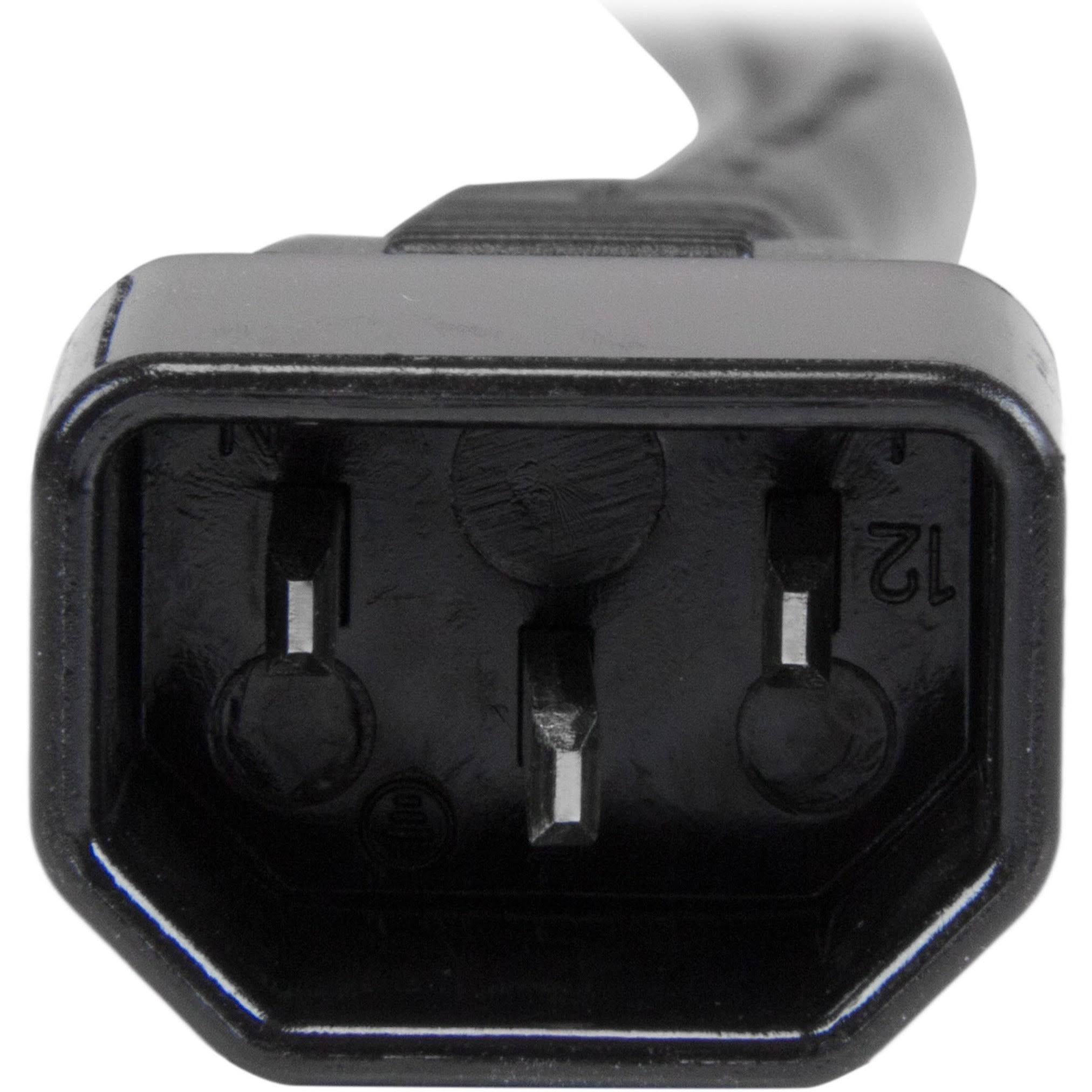 Cavo alimentazione C19 F a C14m 2m nero - Manhattan ICOC 066-NC