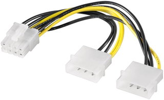 PCI Express 8 Poli Power Cable - Goobay ICOC 089 -NC