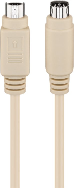 PS/ 2 m/M keyboard extension cable 5 m straight - Goobay ICOC 09 -CU-SM