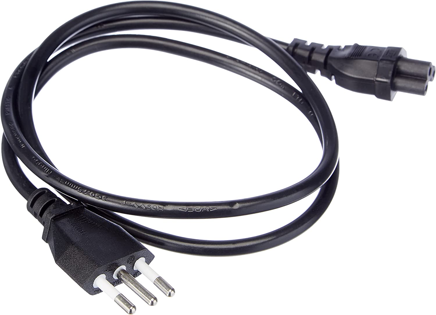 Cavo alimentazione C5 F a spina italiana 1,8m nero - Manhattan ICOC 09-NC