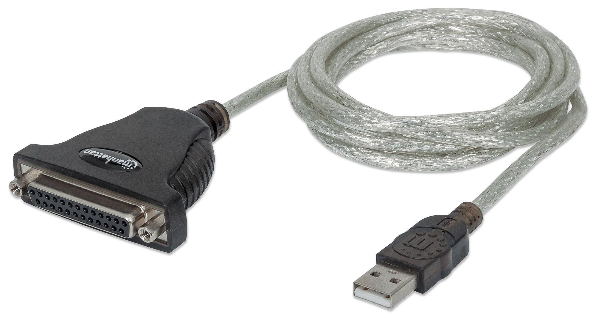 Convertitore USB a Stampante Parallela DB25 F - Manhattan ICOC 1284-25