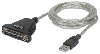 Parallel USB converter DB 25 F 1,8 m - Manhattan ICOC 1284 - 25