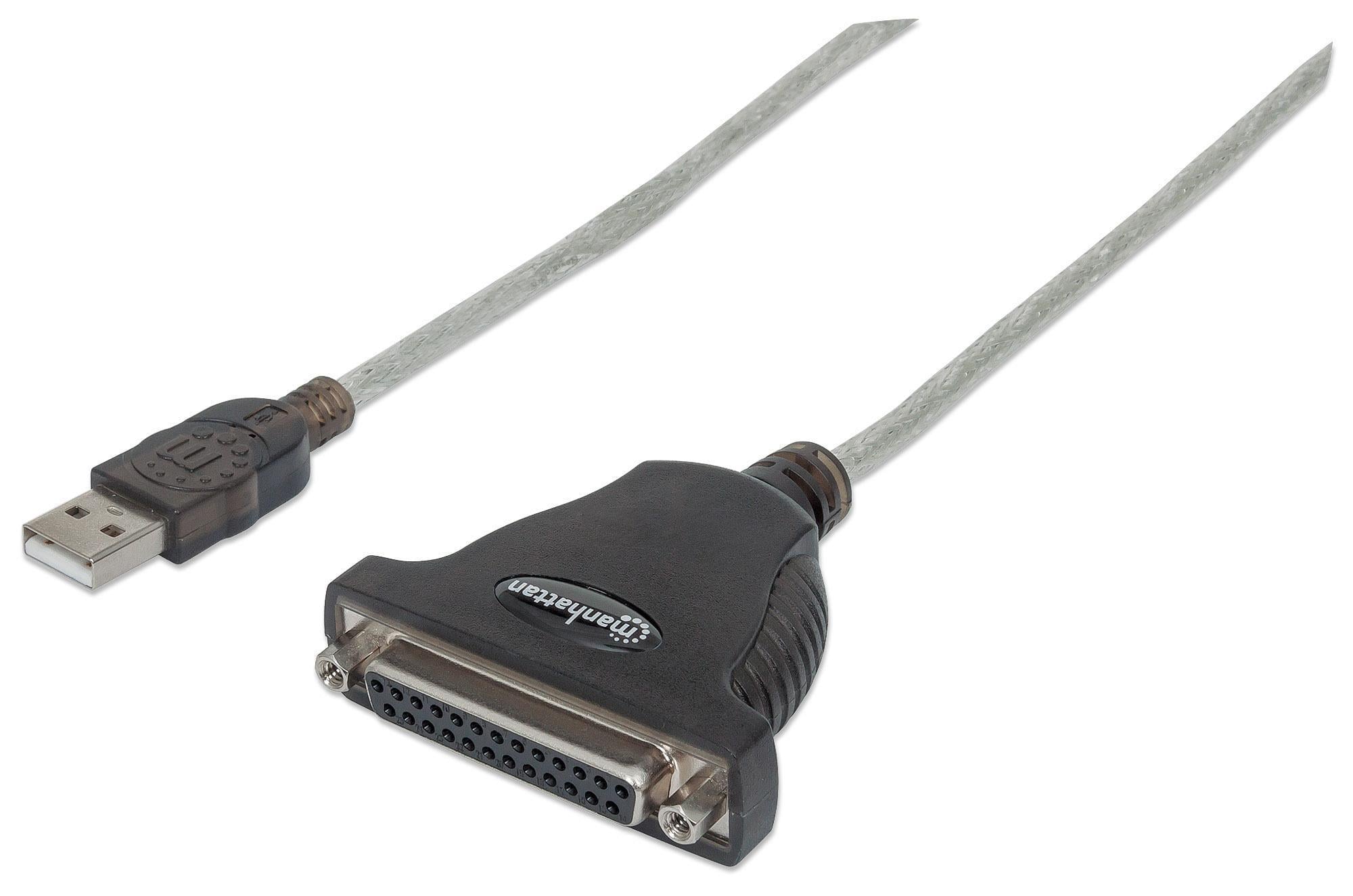 Convertitore USB a Stampante Parallela DB25 F - Manhattan ICOC 1284-25