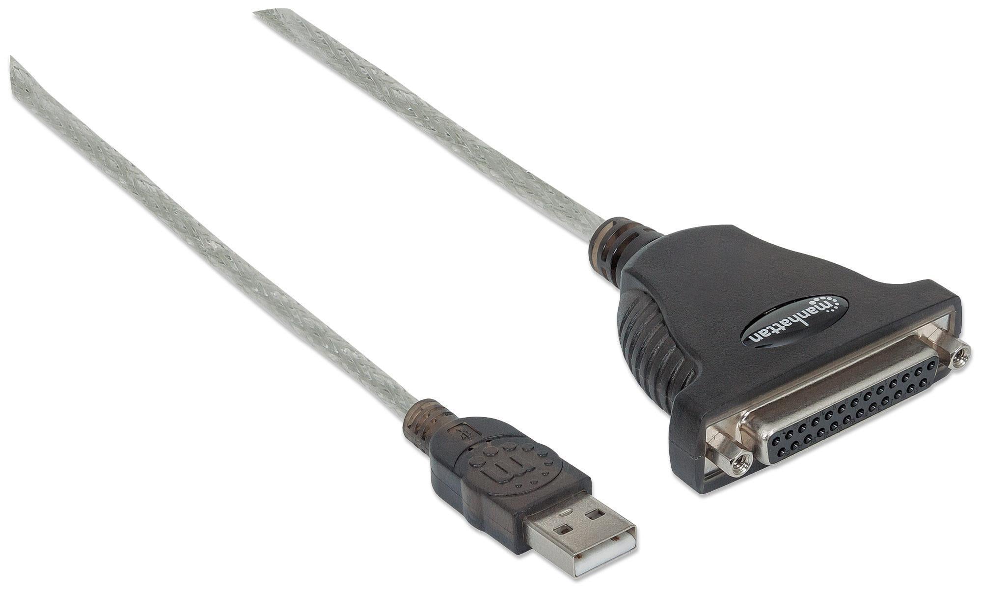 Convertitore USB a Stampante Parallela DB25 F - Manhattan ICOC 1284-25