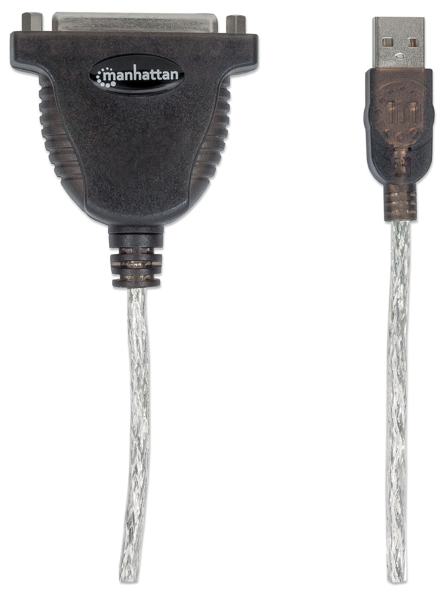 Convertitore USB a Stampante Parallela DB25 F - Manhattan ICOC 1284-25