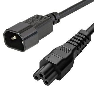 Cable Conversion C 5 Female C 14 Male 1,8 m Black - Manhattan ICOC 15 -NC