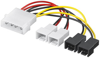 Cable Adapter for 12 V to 5 V fans - Goobay ICOC 22 -NC