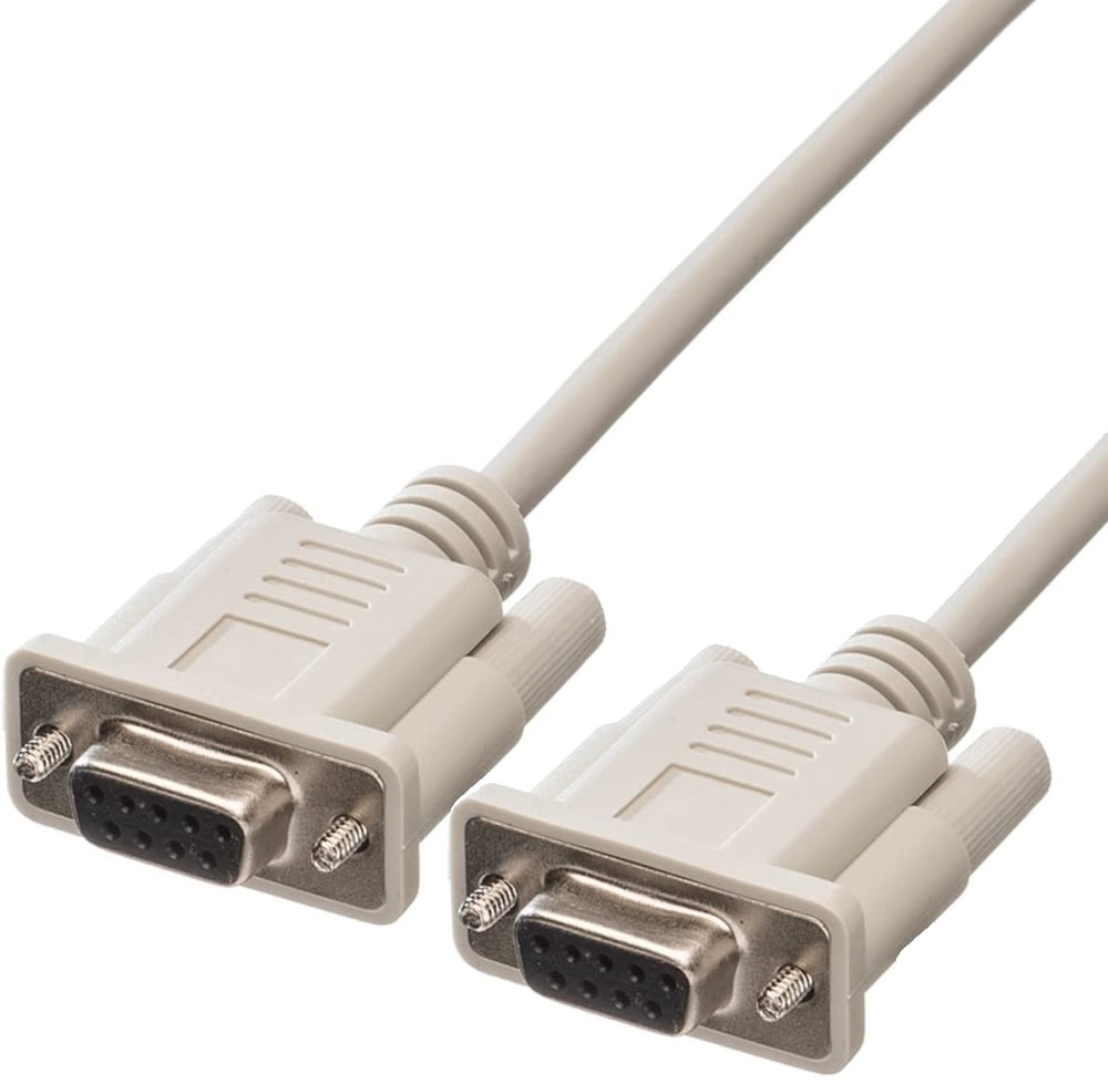 Serial extension cable D-Sub 9 poly female/female 1,8 m shielded - Manhattan ICOC 24 -SC
