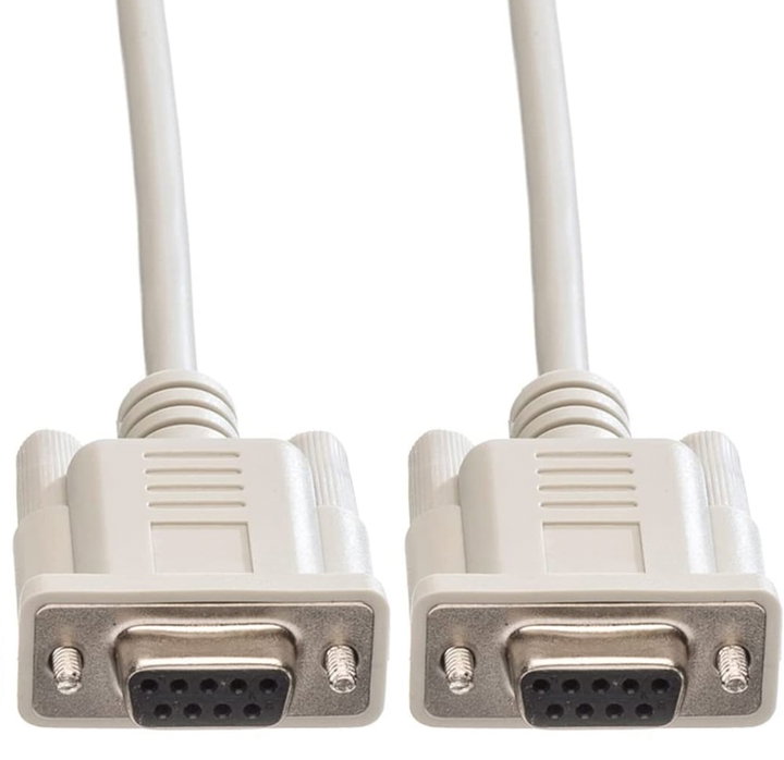 Serial extension cable D-Sub 9 poly female/female 1,8 m shielded - Manhattan ICOC 24 -SC