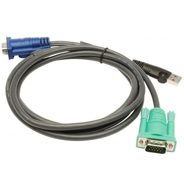 Cavo per KVM 15 HD Poli a 15 Poli e USB, 2L-5205U - Aten ICOC 2L-5205U