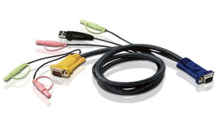 Cable for KVM HD 15 USB with Audio 1,8 m - Aten ICOC 2 L- 5302 U