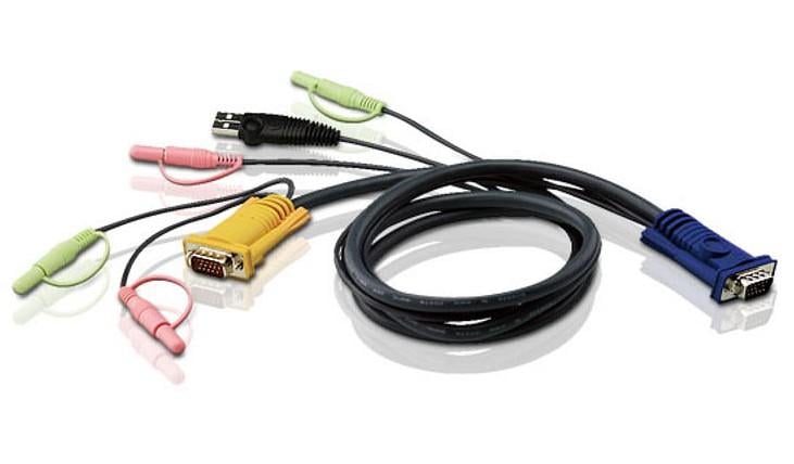 Cavo per KVM HD15 a USB con Audio 3m, 2L-5303U - Aten ICOC 2L-5303U