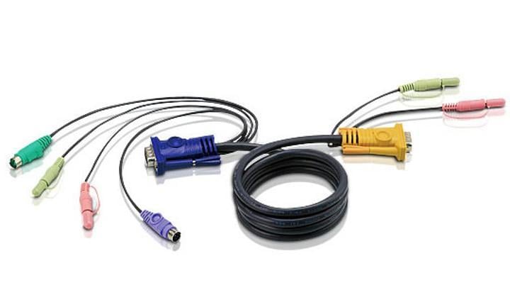 Cavo per KVM HD 15 a PS2 con Audio 5m, 2L-5305P - Aten ICOC 2L-5305P