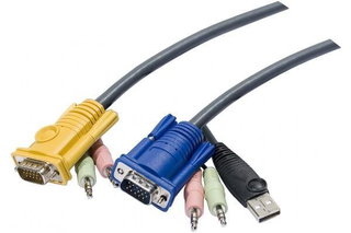 Cable for KVM HD 15 USB with Audio 5 m - Aten ICOC 2 L- 5305 U