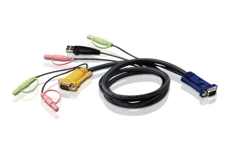 Cavo per KVM HD15 a USB con Audio 5m., 2L-5305U - Aten ICOC 2L-5305U