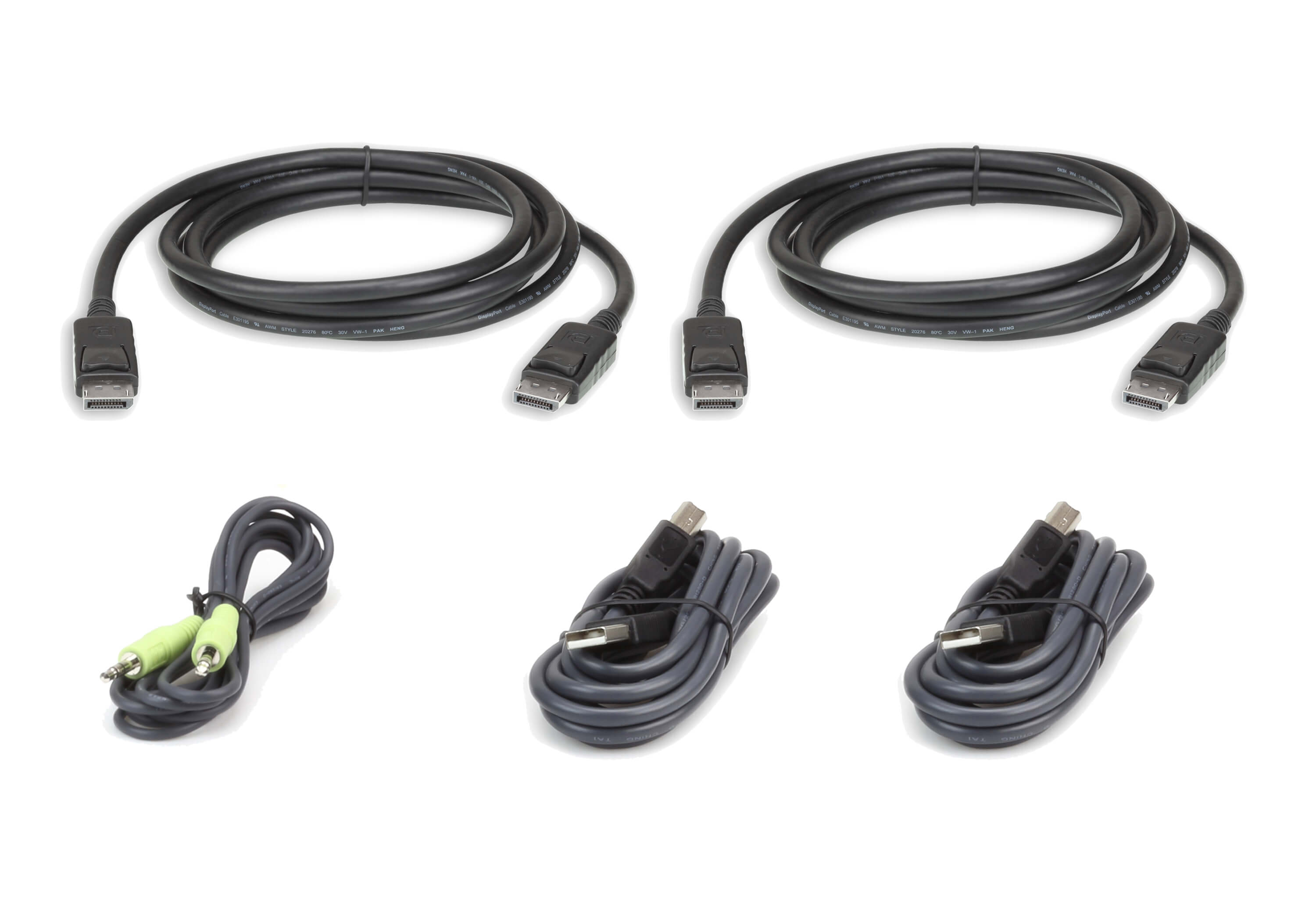Kit cavo KVM di sicurezza USB DisplayPort a visualizzazione doppia da 3m, 2L-7D03UDPX5 - Aten ICOC 2L-7D03UDPX5