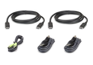 Kit cavo KVM sicurezza USB DisplayPort visualizzazione doppia 3m - Aten ICOC 2L-7D03UDPX5