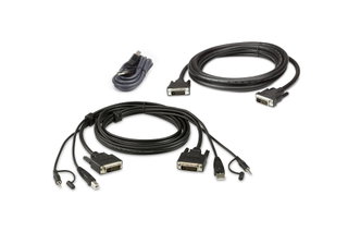 Kit cavo KVM sicurezza USB DVI-D Dual Link visualizzazione doppia 3m - Aten ICOC 2L-7D03UDX5