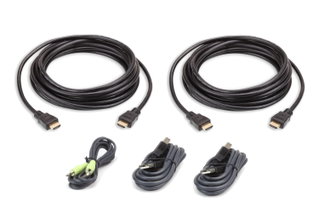 Kit cavo KVM sicurezza USB HDMI visualizzazione doppia 3m - Aten ICOC 2L-7D03UHX5