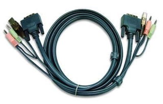 Cavo per KVM USB/DVI con audio 5,0m - ATEN ICOC 2L-7D05U
