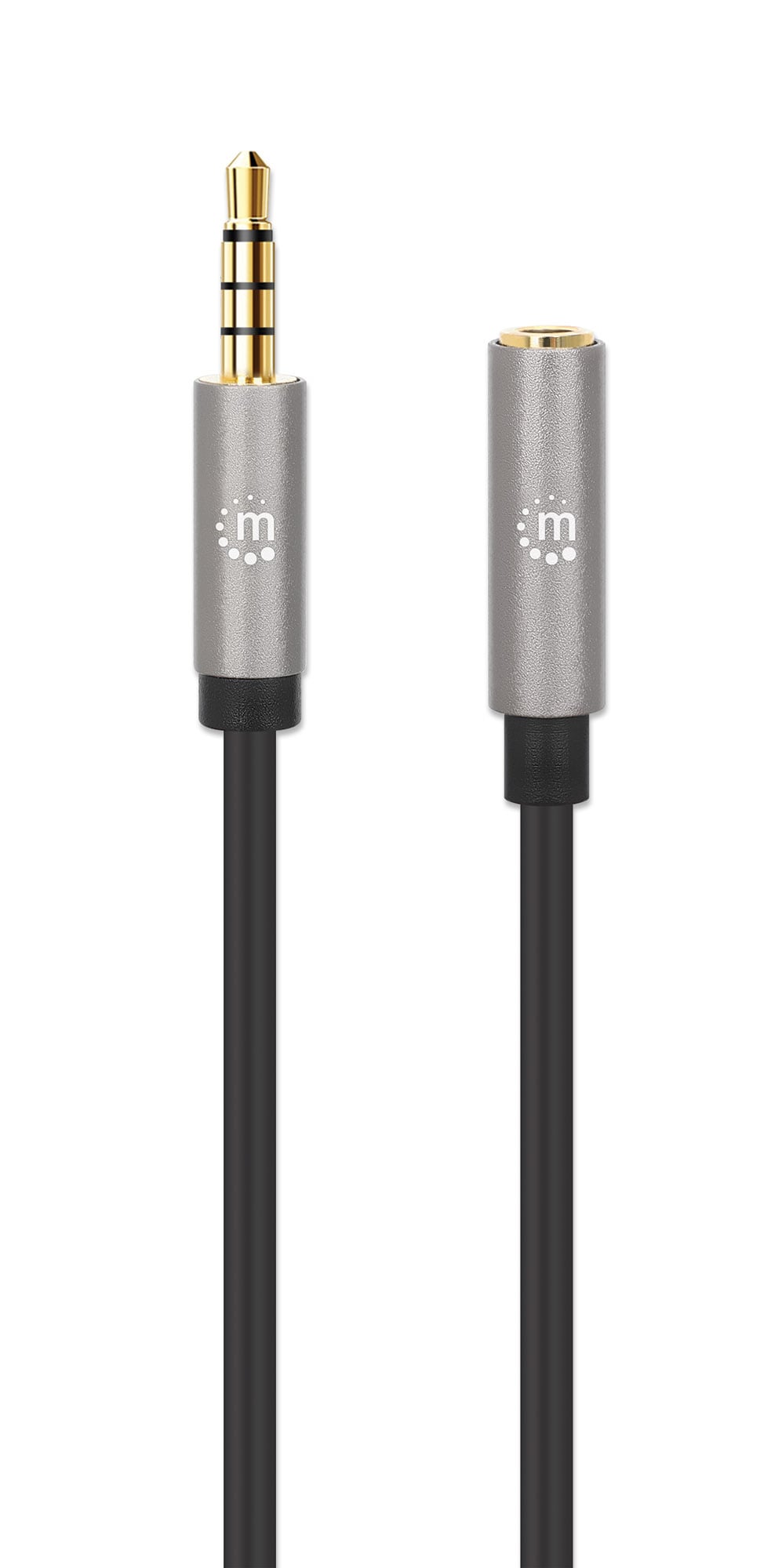 Cavo Audio Stereo AUX 3.5mm Alta Qualità M/F 2m - Manhattan ICOC 35H-MF-020