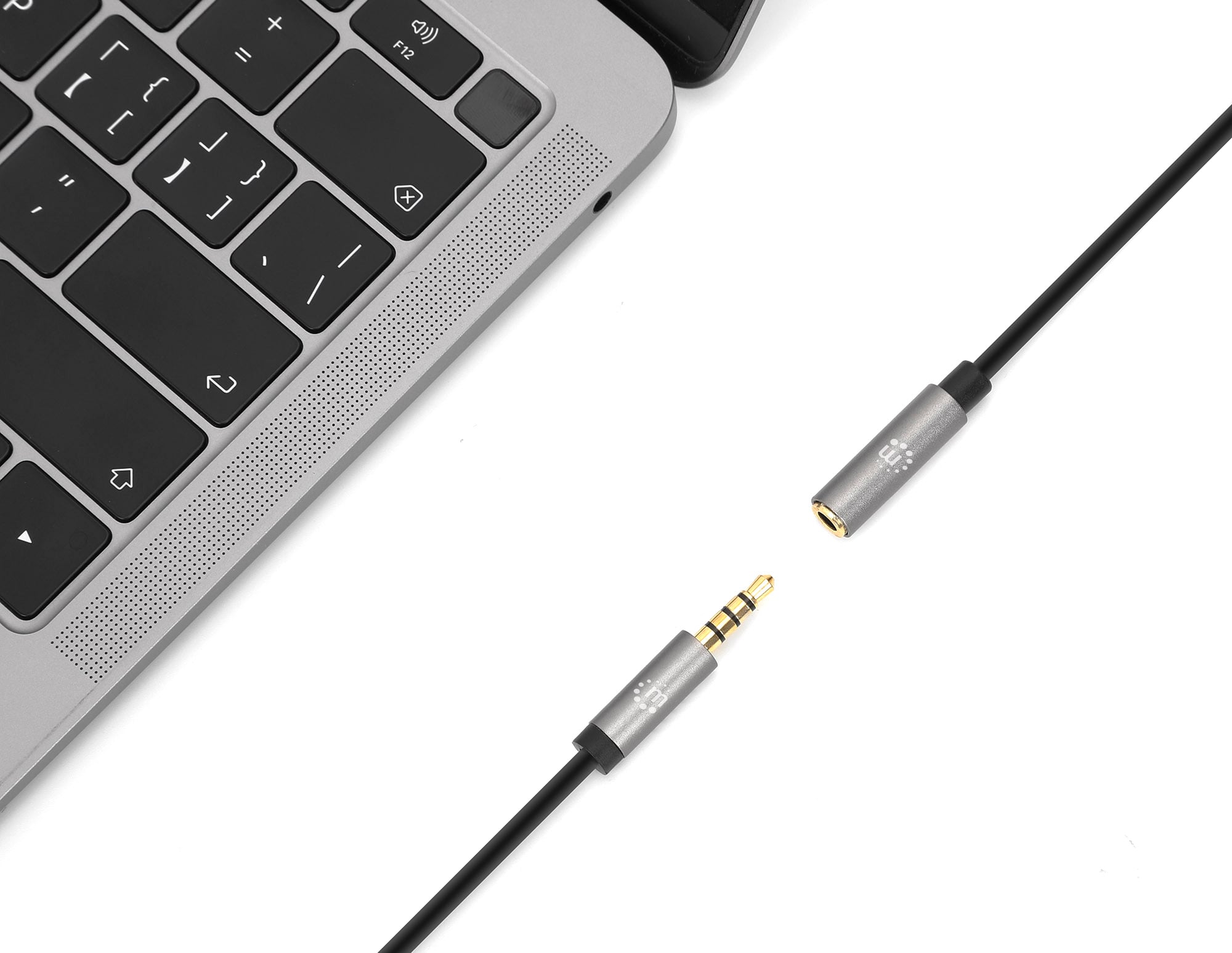 Cavo Audio Stereo AUX 3.5mm Alta Qualità M/F 5m - Manhattan ICOC 35H-MF-050