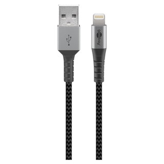 Cavo Apple Lightning 8 Pin a USB tipo A 0,5m Grigio - Goobay ICOC APP-005-TS