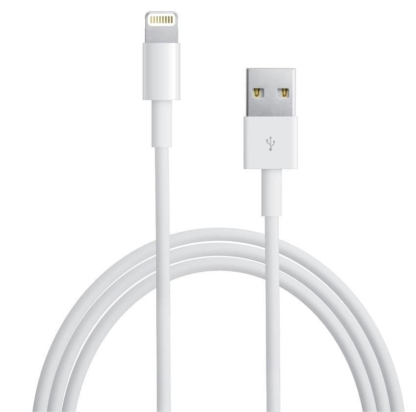Lightning cable to USB 2.0 8 p White 1 m - Techly ICOC APP- 8 WH 1