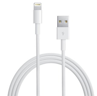 Lightning cable to USB 2.0 8 p White 1 m - Techly ICOC APP- 8 WH 1