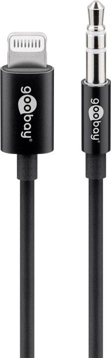 Cavo da Apple Lightning a Audio 3,5 mm M 1m Nero - Goobay ICOC APP-AU351
