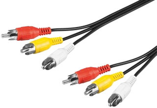 Audio Cable Video 3 x RCA M/M 5 m - GOOBAY ICOC AV- 235