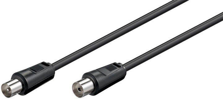 Cable Antenna TV M/F 1,5 m black - Goobay ICOC AV- 342