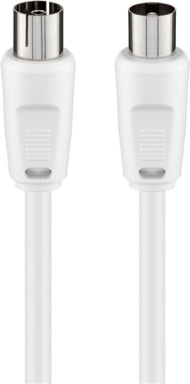 Cavo Antenna TV M/F 2,5m bianco - Goobay ICOC AV-343