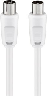 Cable Antenna TV M/F 5 m white - Goobay ICOC AV- 344