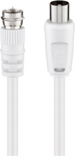 Cavo Antenna TV F/IEC M/M 2,5m 75 Ohm - Goobay ICOC AV-355