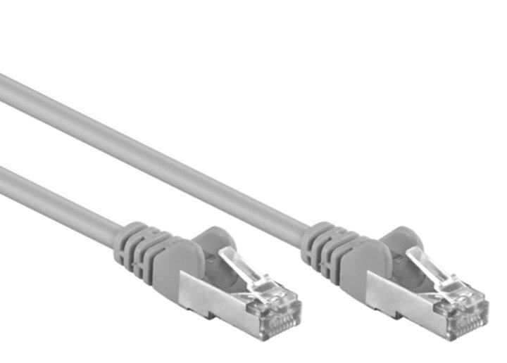 Cavo di rete patch CCA Cat5E schermato F/UTP 10m grigio - Intellinet ICOC CCA5F-100M
