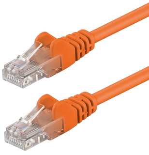 Cable Patch Network CCA Cat 5 and Orange UTP 0,5 m - Intellinet ICOC CCA 5 U- 005 -OR
