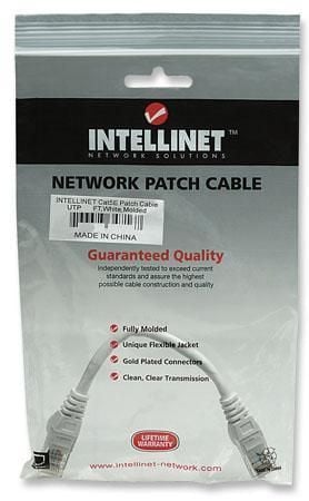Cavo di rete Patch CCA Cat5e Bianco UTP 0,5m - Intellinet ICOC CCA5U-005-WH