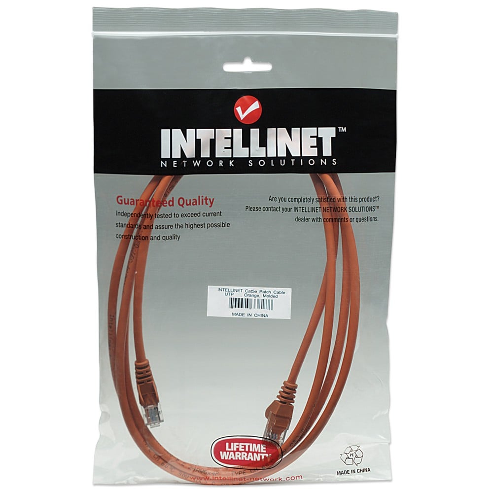Cavo di rete Patch CCA Cat5e Arancione UTP 2m - Intellinet ICOC CCA5U-020-OR
