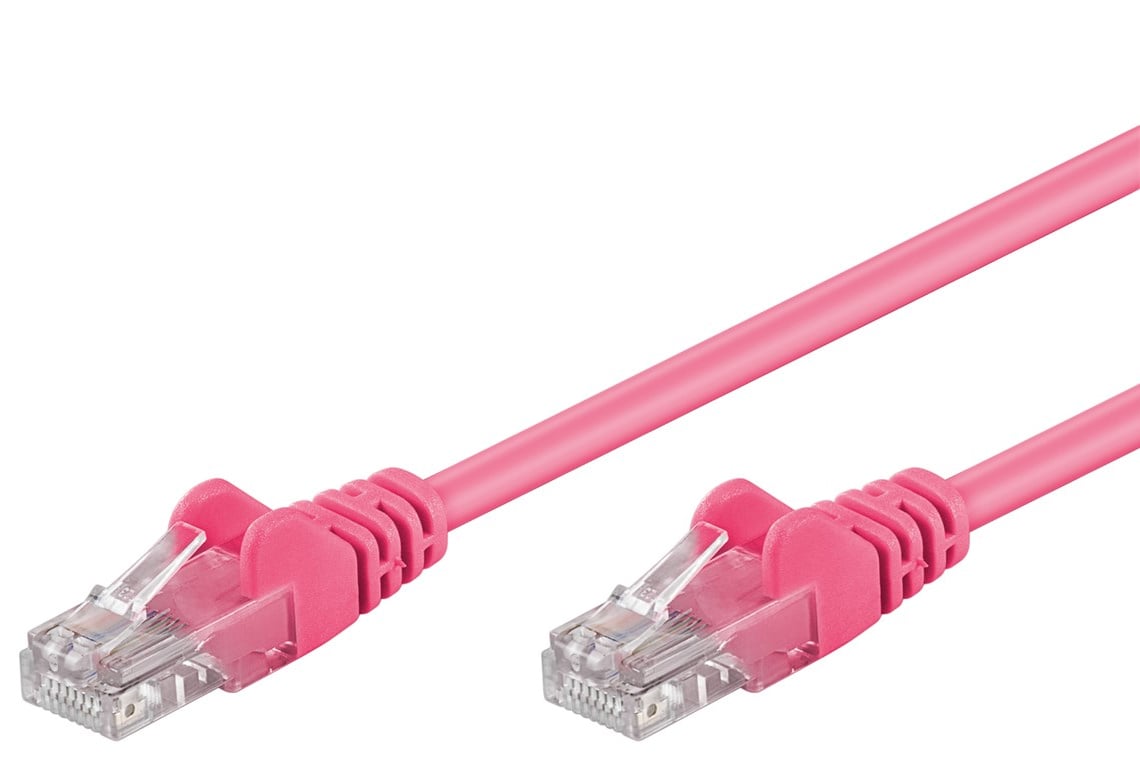 Cable Patch Network CCA Cat 5 and UTP Pink 2 m - Goobay ICOC CCA 5 U- 020 -PKG