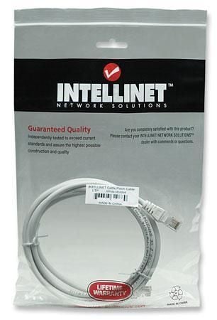 Cavo di rete Patch CCA Cat5e Bianco UTP 2m - Intellinet ICOC CCA5U-020-WH