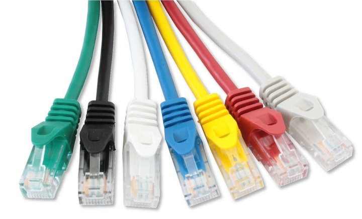 CCA Cat 5 E black patch network cable UTP 3 m - Techly Professional ICOC CCA 5 U- 030 -BKT