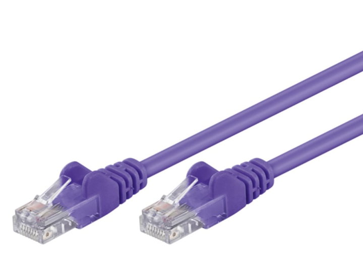 Cavo di rete Patch Cat5E Viola U/UTP 3m - Goobay ICOC CCA5U-030-VLG