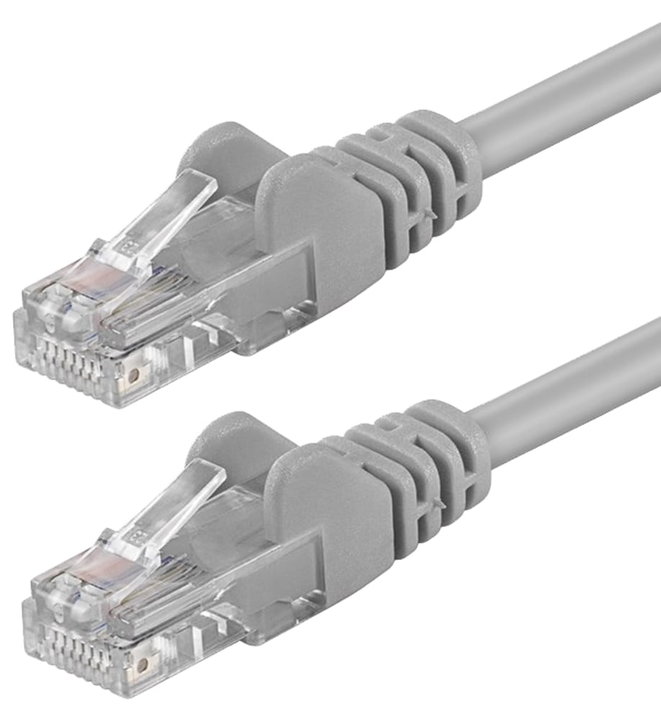Cavo di Rete Patch CCA Cat5E Grigio U/UTP 3m - Goobay ICOC CCA5U-030EGG
