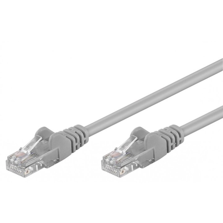 Cavo di Rete Patch CCA Cat5E Grigio U/UTP 3m - Goobay ICOC CCA5U-030EGG