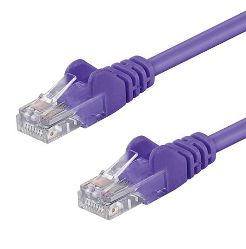 Patch network cable in CCA Cat 5 E Viola U/UTP 5 m - Goobay ICOC CCA 5 U- 050 -VLG