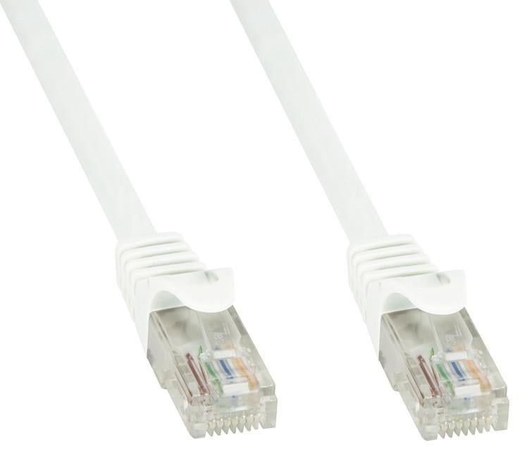 CCA Cat 5 E white patch network cable UTP 5 m - Techly Professional ICOC CCA 5 U- 050 -WHT