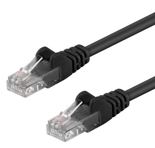 Cavo di rete Patch CCA Cat5e Nero UTP 10m - Goobay ICOC CCA5U-100-BKG