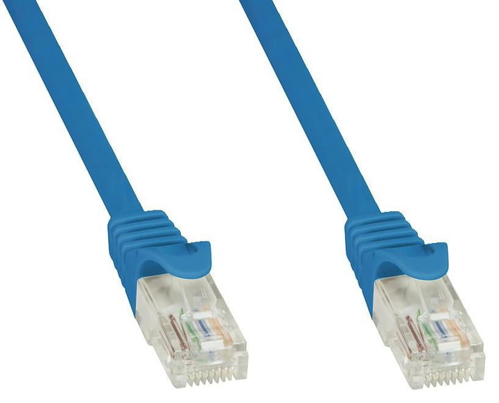 Cavo di rete Patch CCA Cat5E Blu UTP 10m - Techly Professional ICOC CCA5U-100-BLT